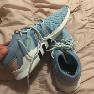 only worn once adidas sneakers.